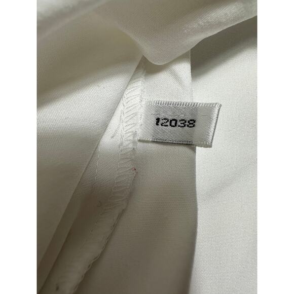 Y2k Express Women's Sleeveless White Stretch Blouse Size 10 - Picture 8 of 9